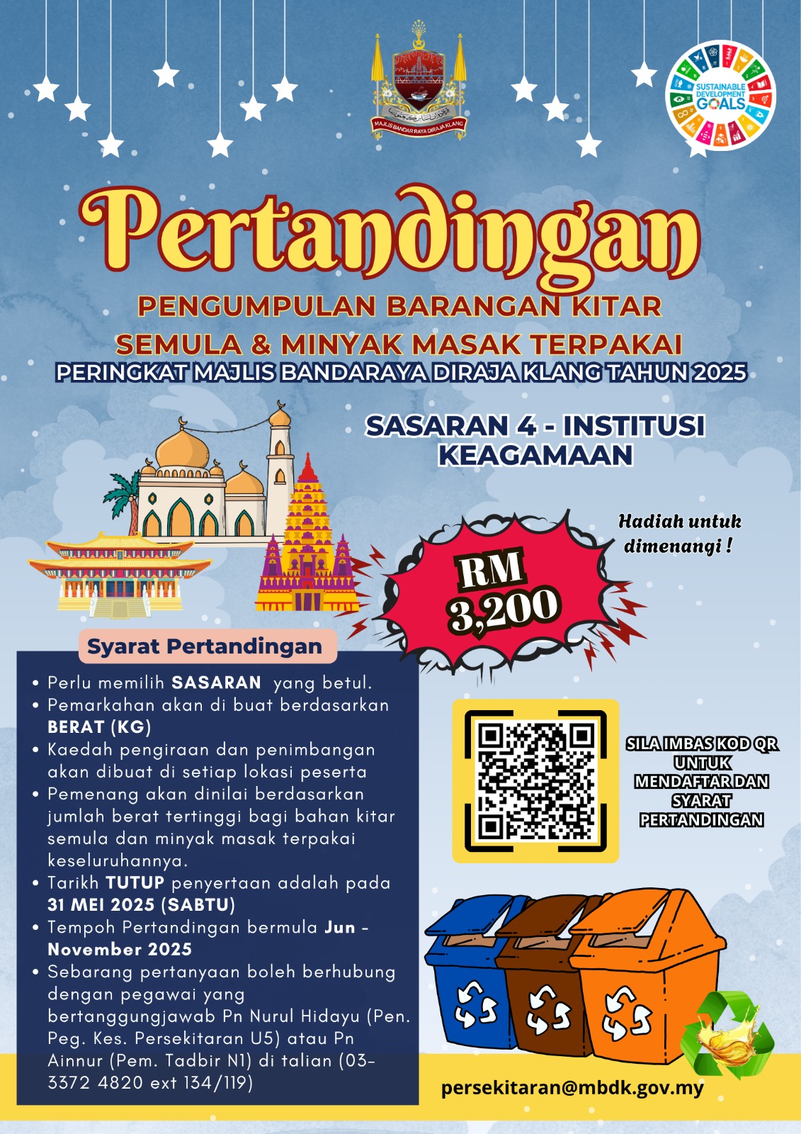 PERTANDINGAN KITAR SEMULA PERINGKAT MAJLIS BANDARAYA DIRAJA KLANG