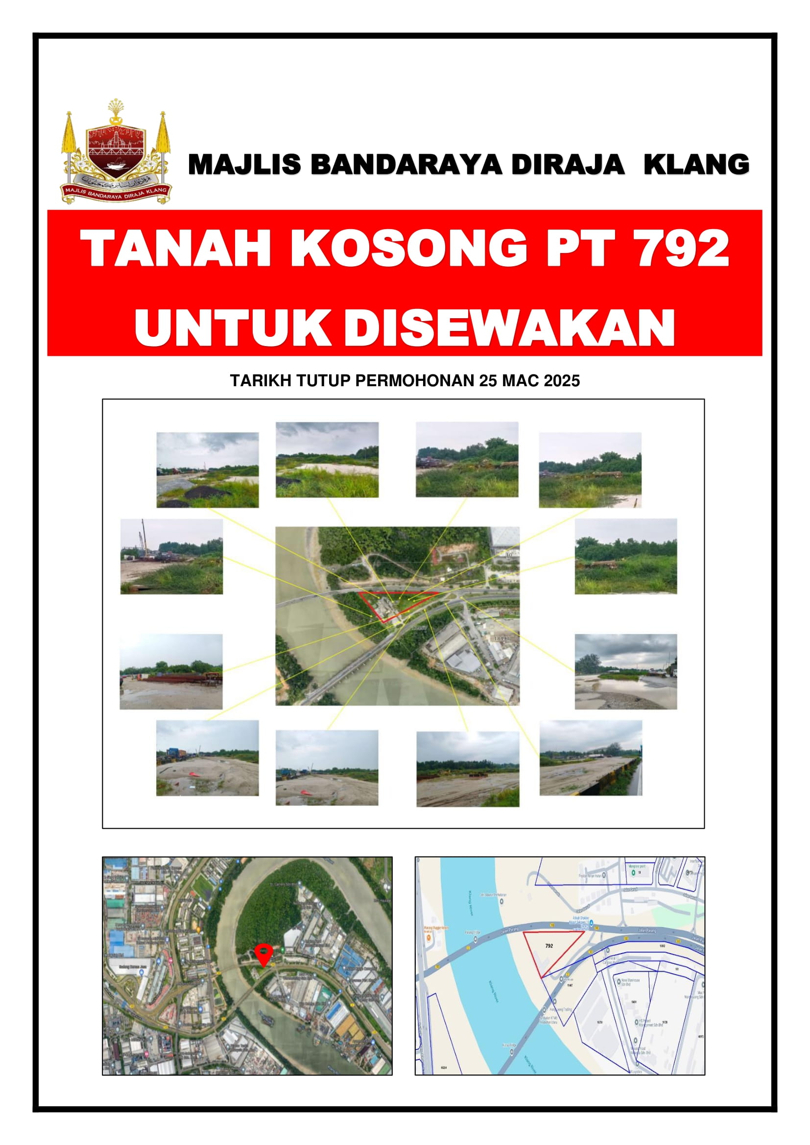 IKLAN TANAH KOSONG UNTUK DISEWAKAN (BULAN MAC 2025)