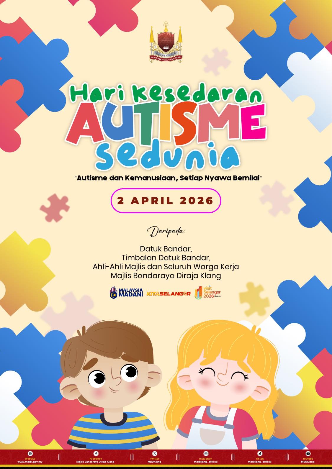 hari kesedaran autisme sedunia 2026