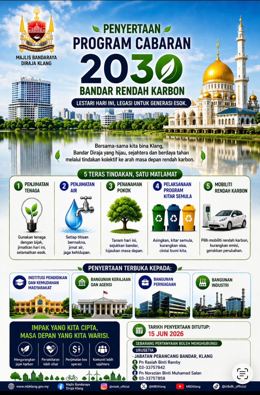 program cabaran rendah karbon 2023