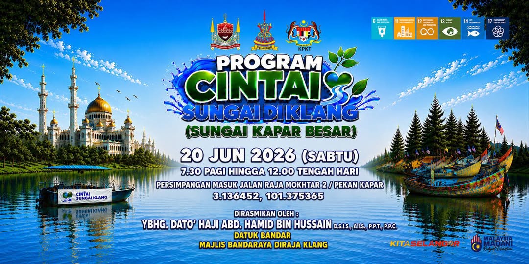 program cintai sungai di klang (sungai kapar besar)