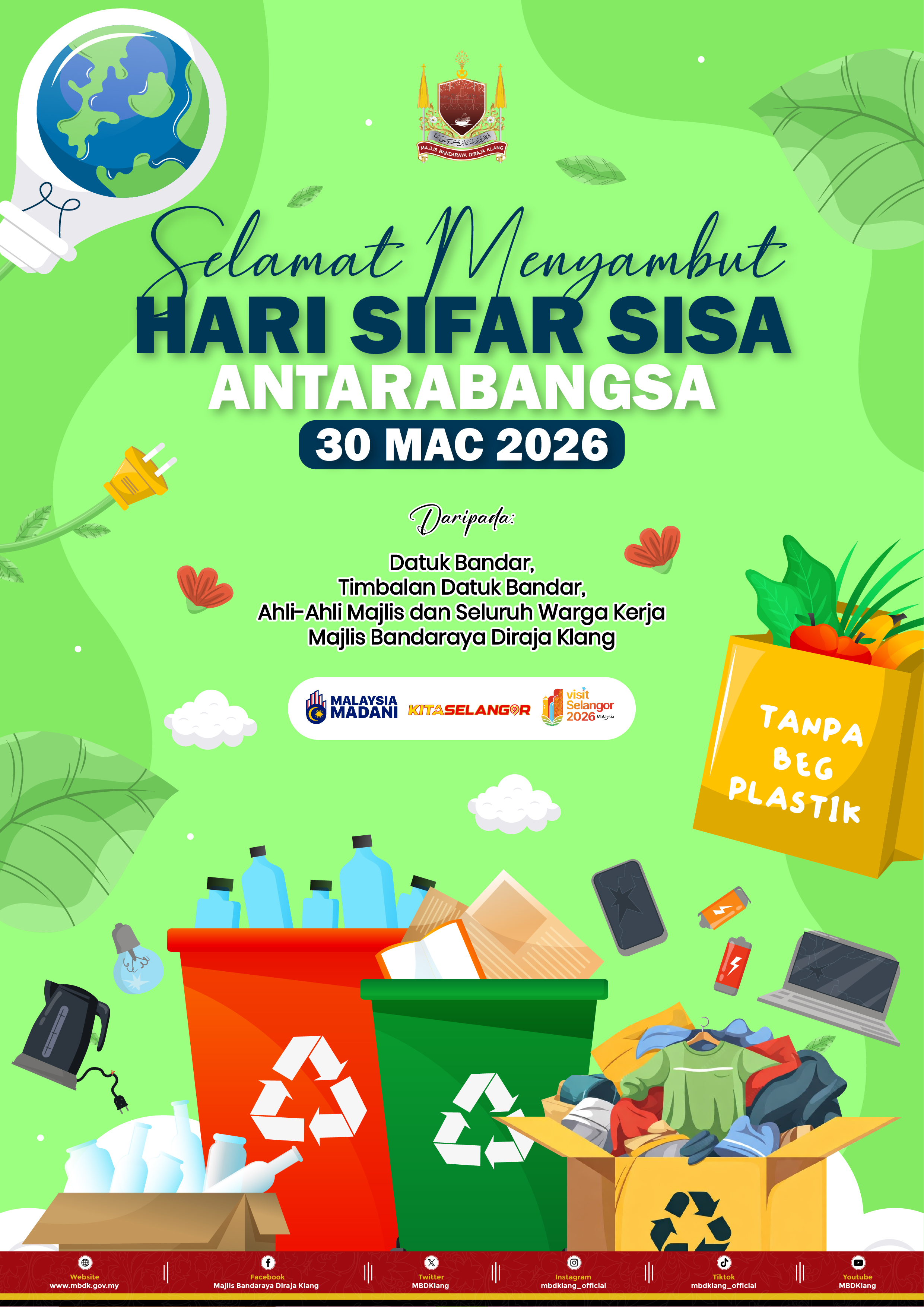 selamat menyambut hari sifar sisa antarabangsa 2026