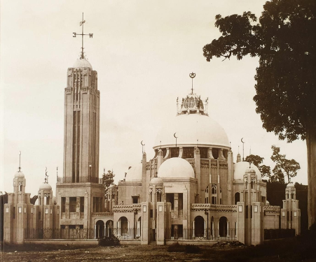 Masjid Suleiman Jamiur-Rahmah ketika siap dibina pada tahun 1933