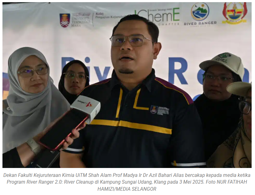 Lepas 500 bebola lumpur: Inisiatif UiTM, komuniti rawat Sungai Klang wajar dicontohi