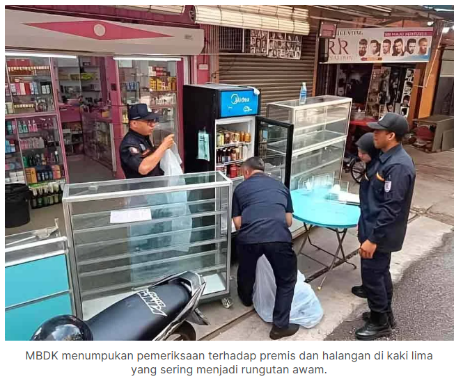 MBDK sita premis perniagaan warga asing 