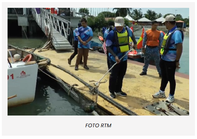 1,234 kg sampah dikutip melalui program Pembersihan Sungai Klang
