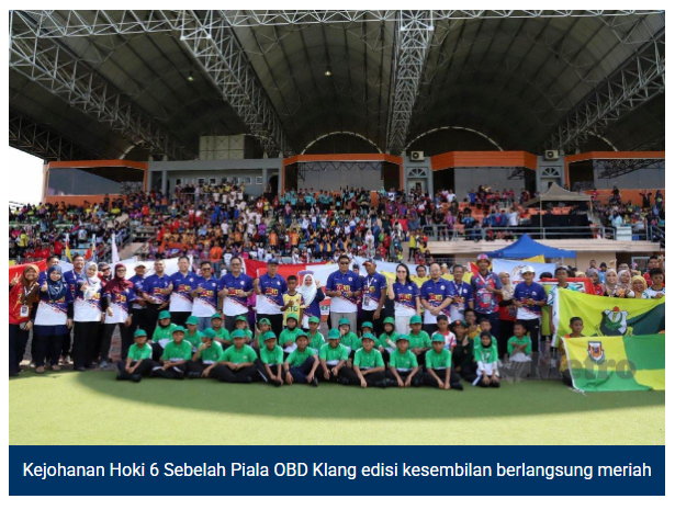 Kejohanan Hoki 6 Sebelah Piala OBD Klang lakar sejarah