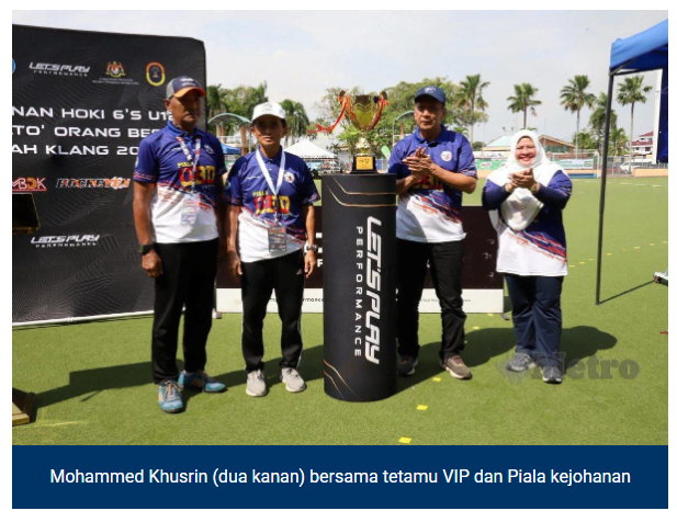 Kejohanan Hoki 6 Sebelah Piala OBD Klang lakar sejarah