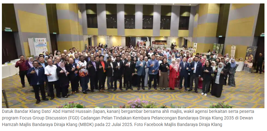 Klang bakal destinasi pelancongan antarabangsa menjelang 2035