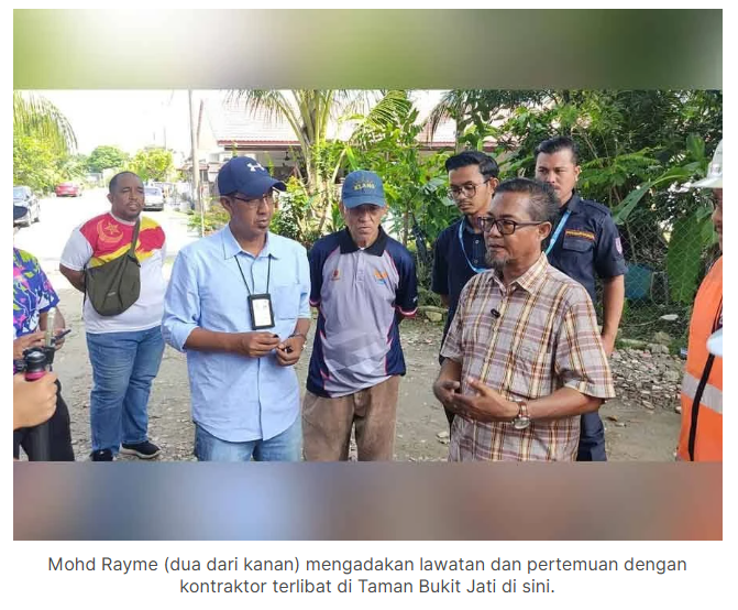 Kontraktor setuju henti kenderaan berat masuk Taman Bukit Jati
