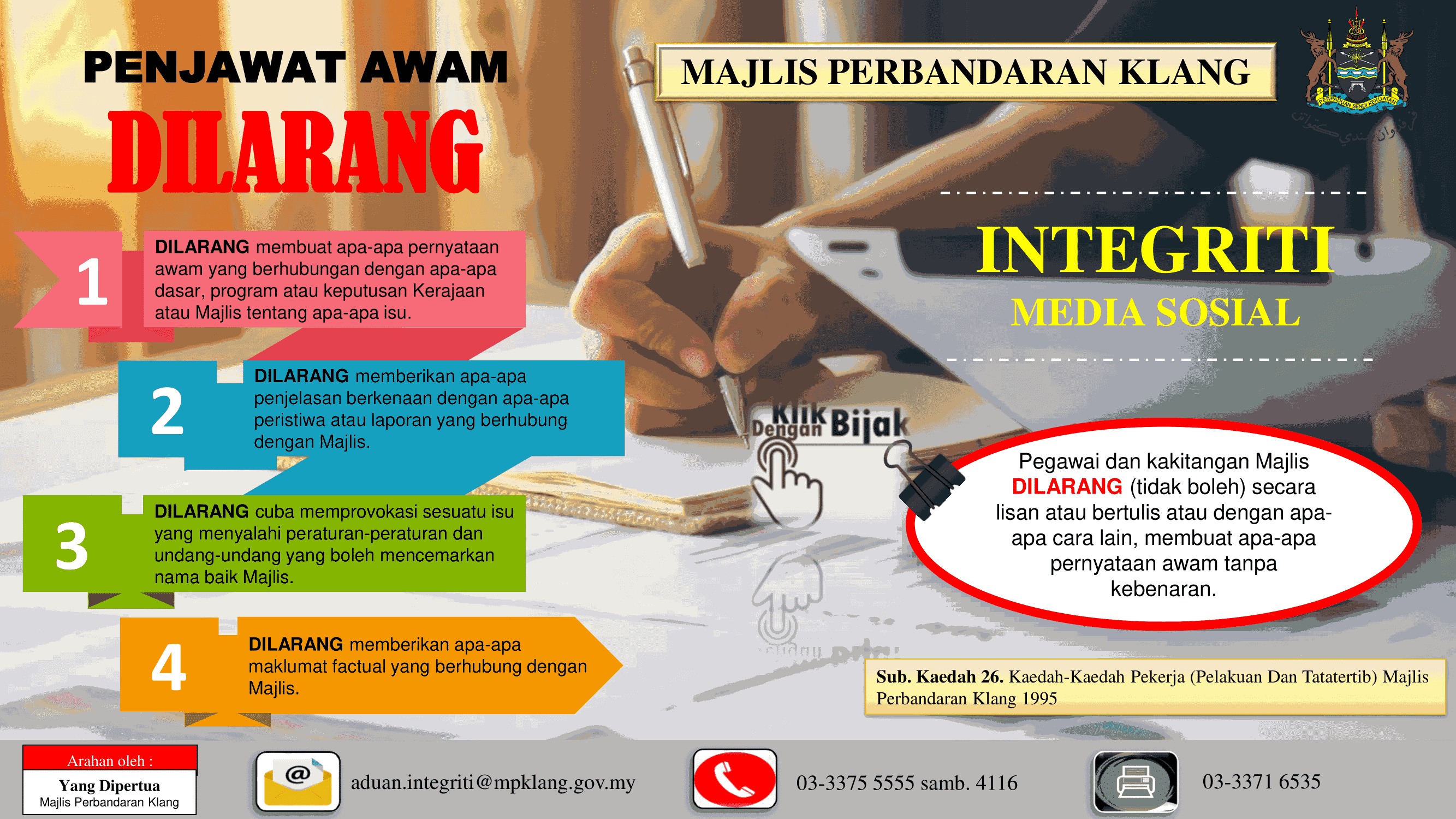 Integriti Media Sosial MPK