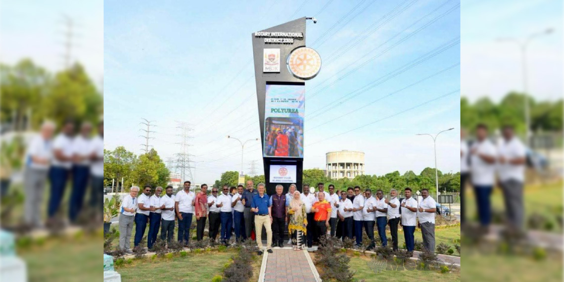 mbdk, rotary club gempur pengindahan 'rotary roundabout'