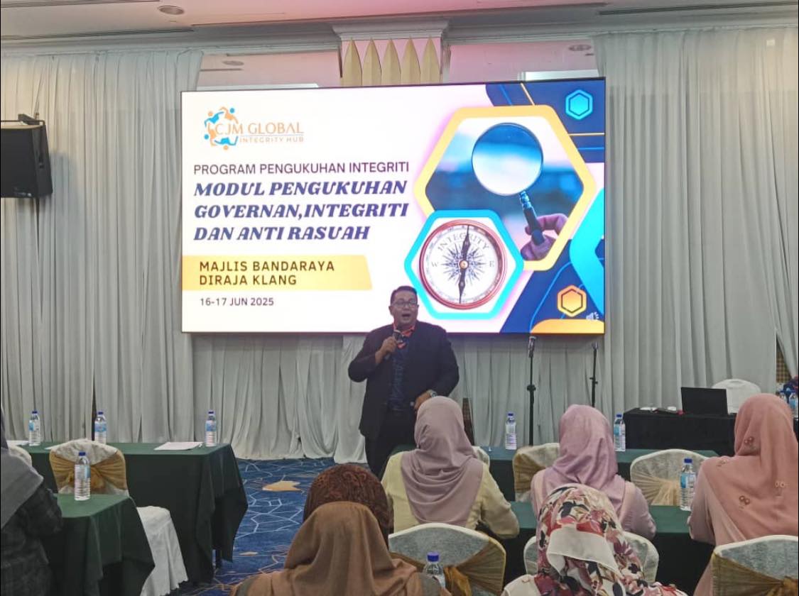 KURSUS MODUL PENGUKUHAN GOVERNANS, INTEGRITI DAN ANTIRASUAH (MPGIA) MAJLIS BANDARAYA DIRAJA KLANG 2025 