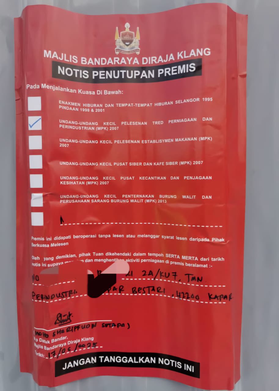 OPERASI PENGUATKUASAAN KILANG EWASTE HARAM BERSAMA POLIS MARIN PELABUHAN KLANG DAN JABATAN ALAM SEKITAR SELANGOR