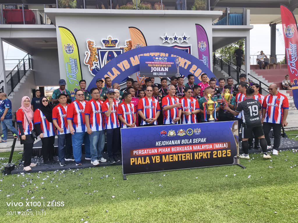 KEJOHANAN BOLA SEPAK PERSATUAN PIHAK BERKUASA TEMPATAN (MALA) PIALA YB KPKT 2025 1