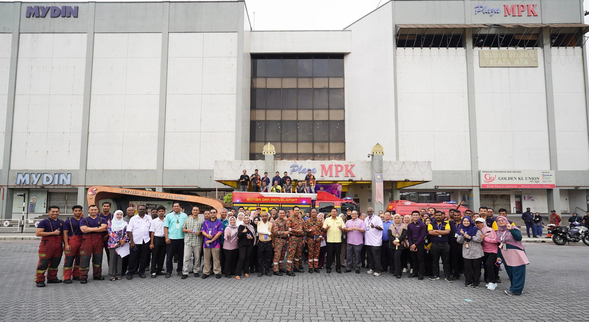 LATIHAN KEBAKARAN/KECEMASAN (FIRE DRILL) DI PEJABAT CAWANGAN PLAZA MPK 1