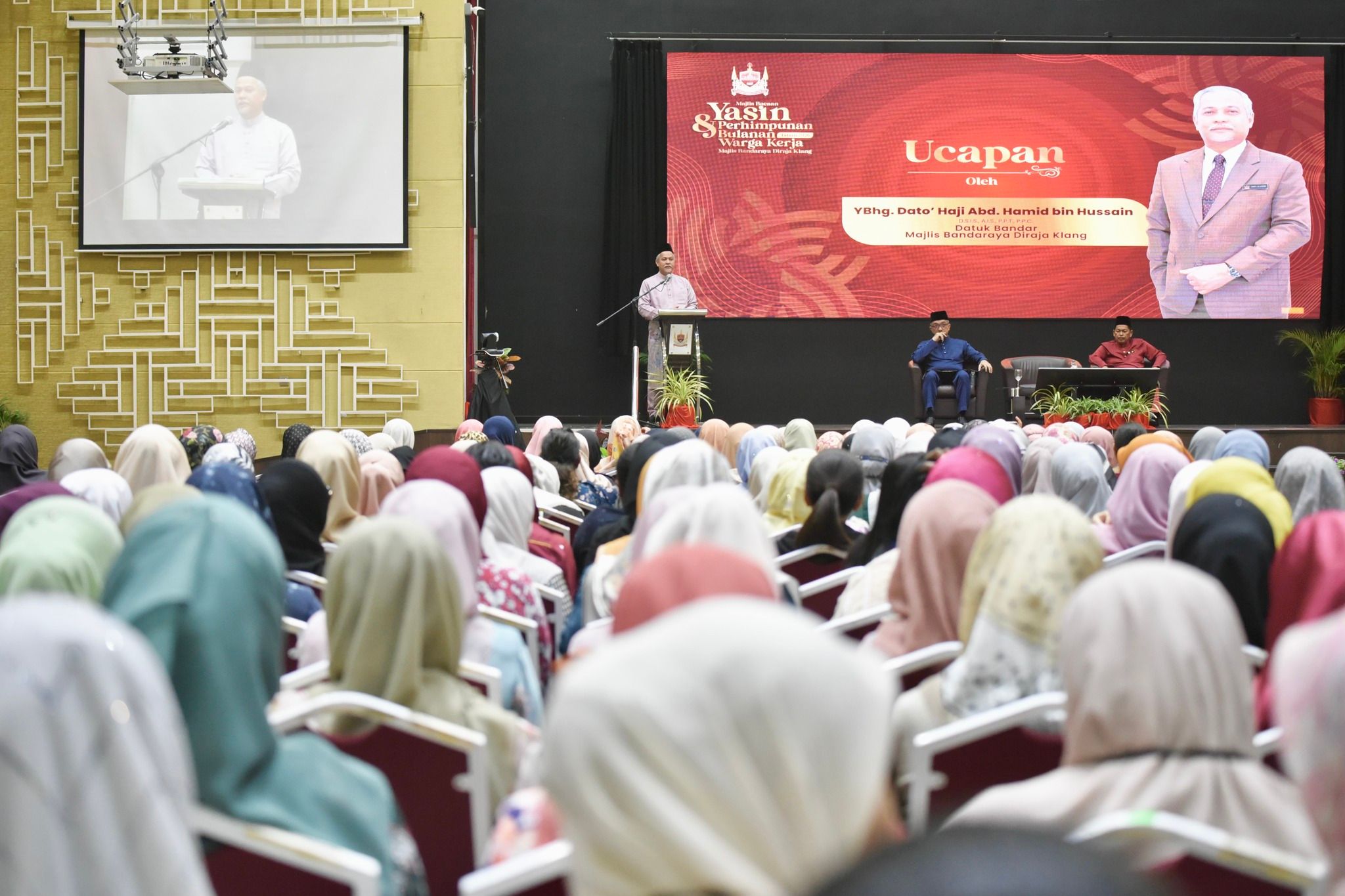 PERHIMPUNAN BULANAN MAJLIS BANDARAYA DIRAJA KLANG & BACAAN SURAH YASIN 1