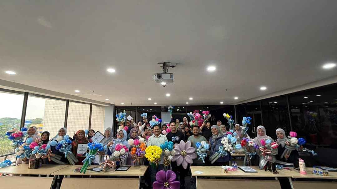 program pemberdayaan komuniti daerah klang 2026 : kelas balloon bouquet
