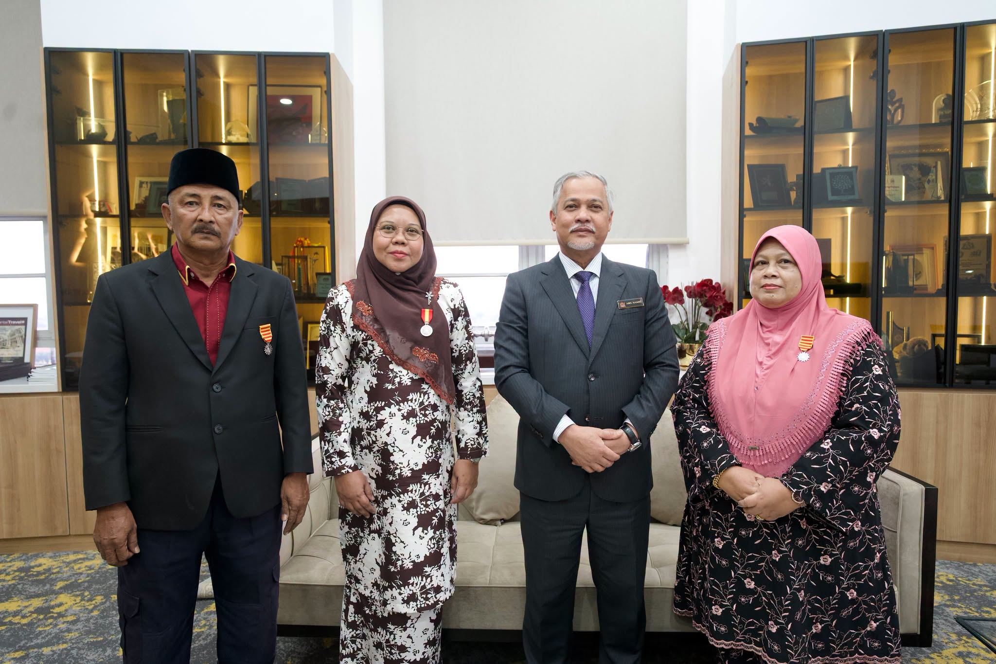 kunjungan hormat kepada datuk bandar, abd. hamid hussain