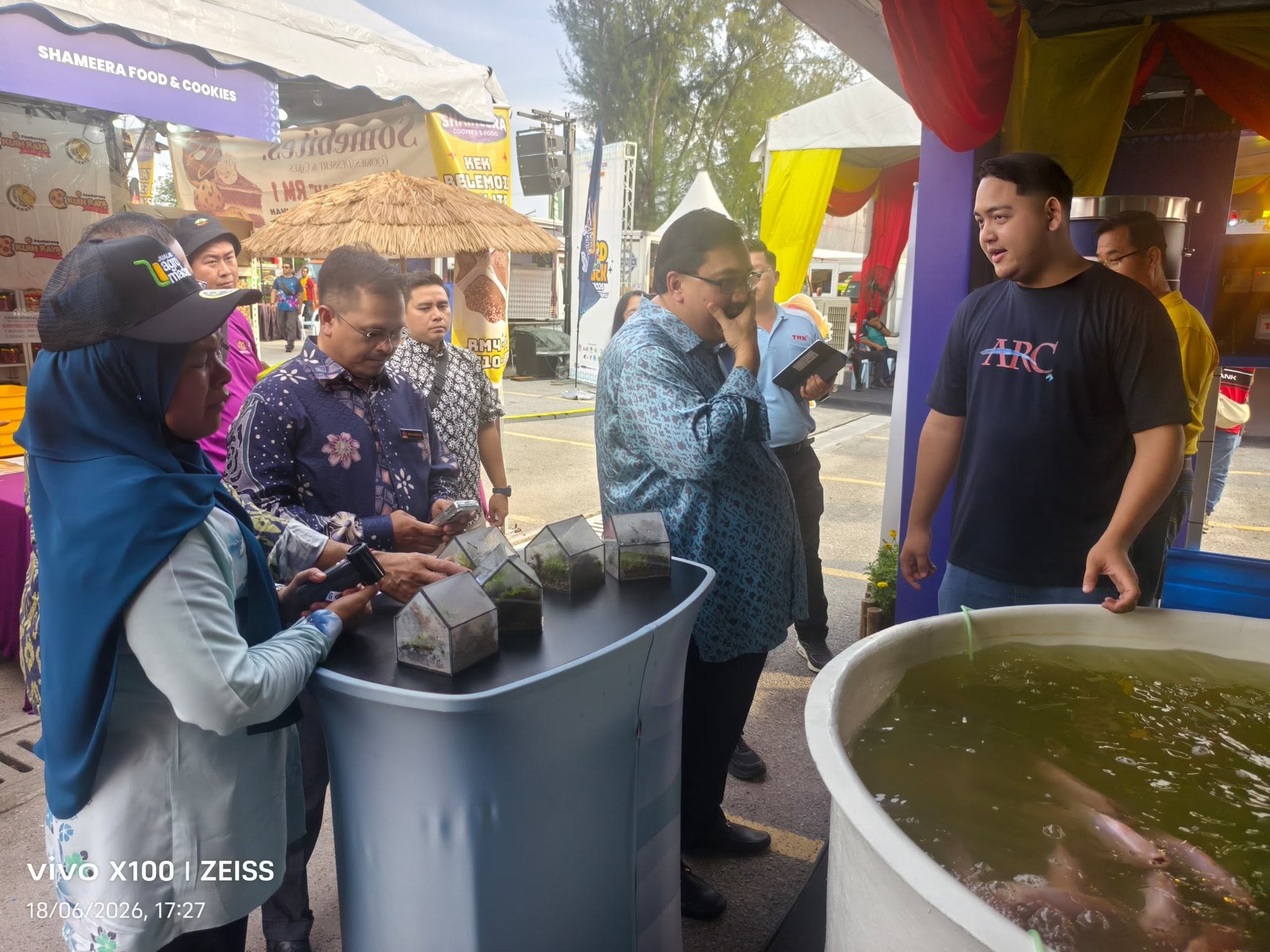 lawatan tapak program road to maha 2026 pada 18 jun 2026 (khamis) bertempat di tapak parkir, kompleks sukan pandamaran
