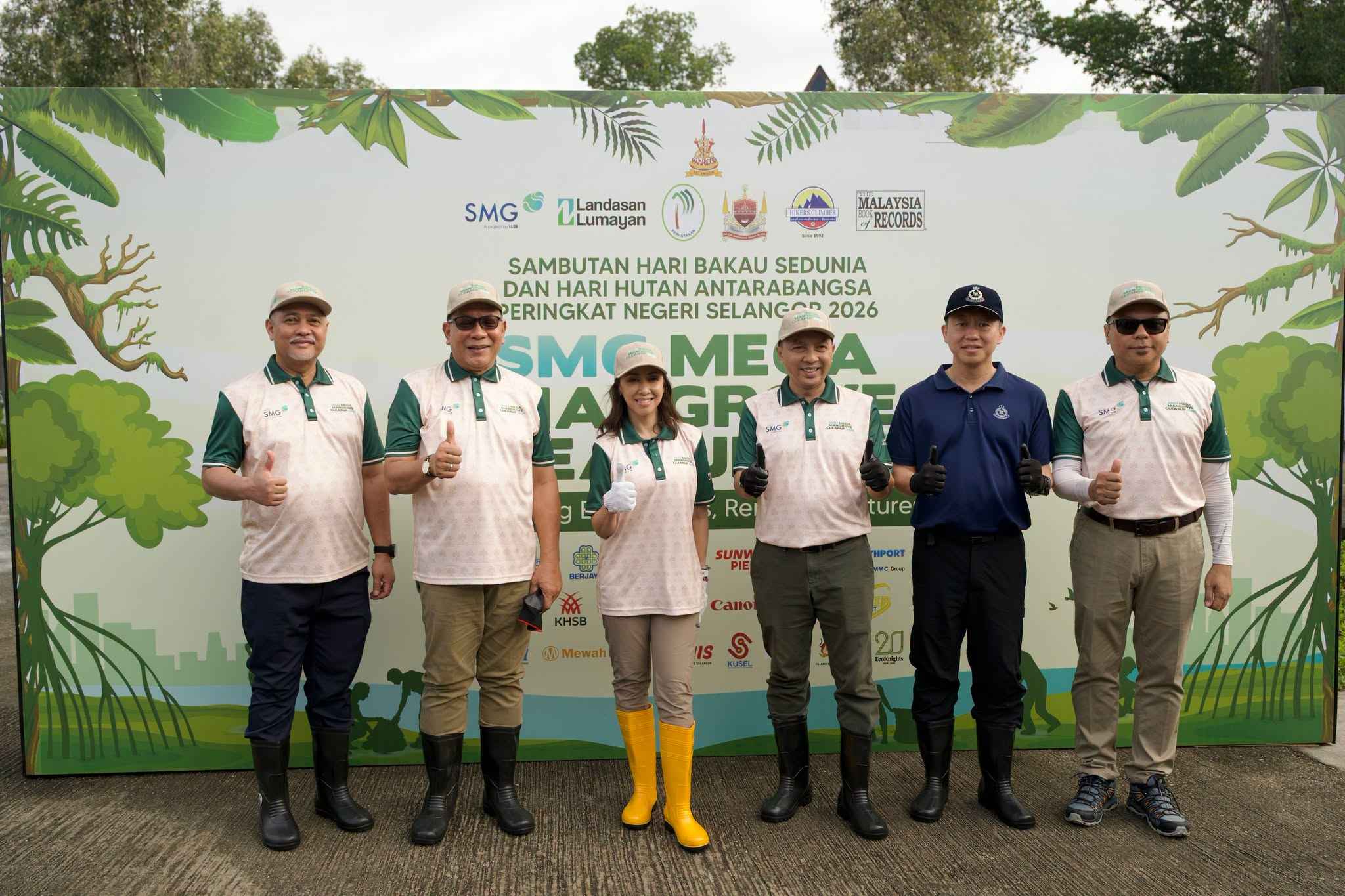 "smg mega mangrove cleanup 2026" yang berlangsung pada 26 julai 2026 di mangrove point, hutan simpan raja lumu, pelabuhan klang