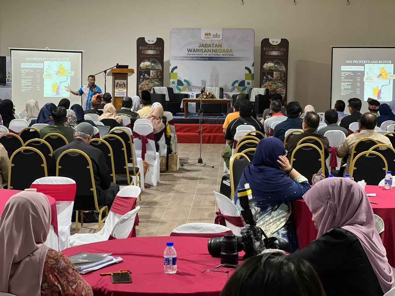 program jerayawara pengurusan warisan (zon tengah) anjuran jabatan warisan negara (jwn) di galeri arkeologi lembah lenggong, perak