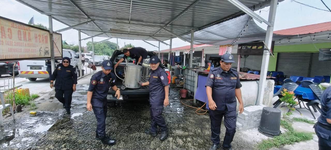 operasi bersepadu mbdk : peniaga warga asing