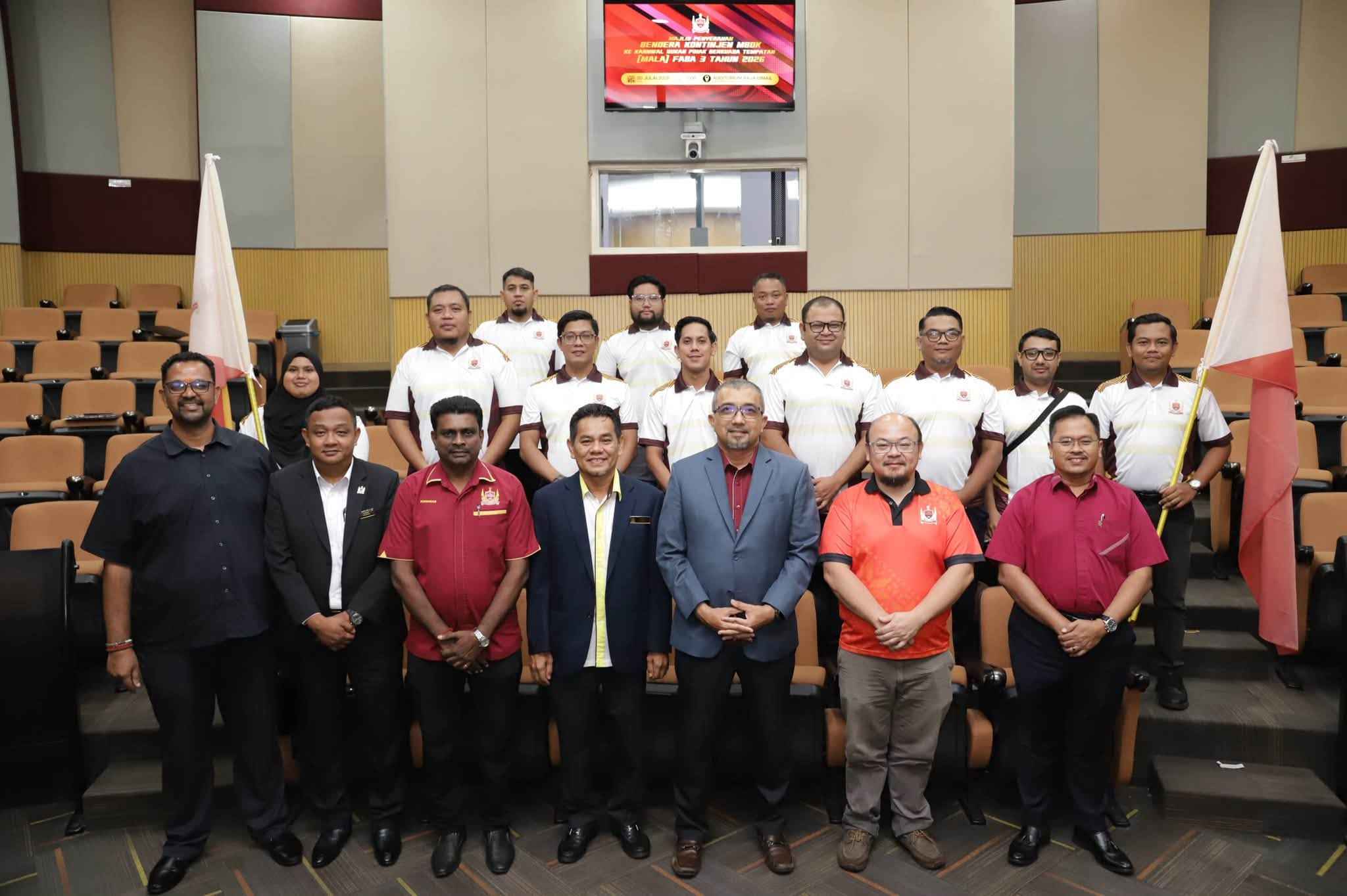 majlis penyerahan bendera kontinjen mbdk ke karnival sukan persatuan pihak berkuasa tempatan malaysia (mala) fasa 3 tahun 2026