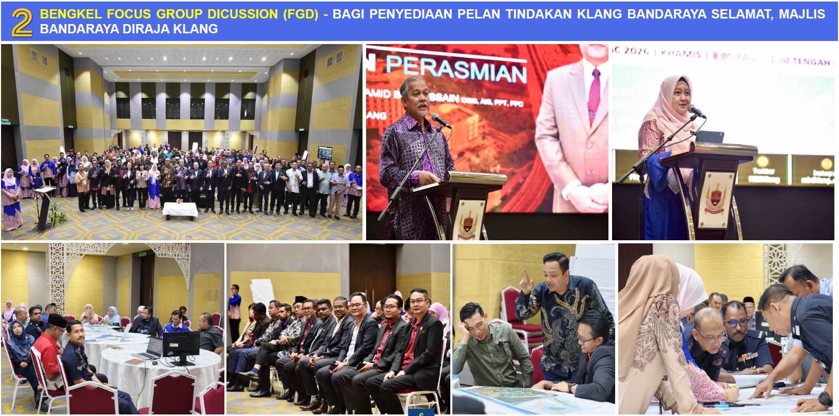penyediaan pelan tindakan klang bandaraya selamat, majlis bandaraya diraja klang