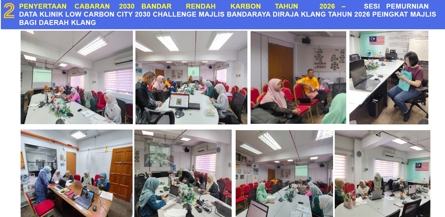 sesi pemurnian data klinik low carbon city 2030 challenge