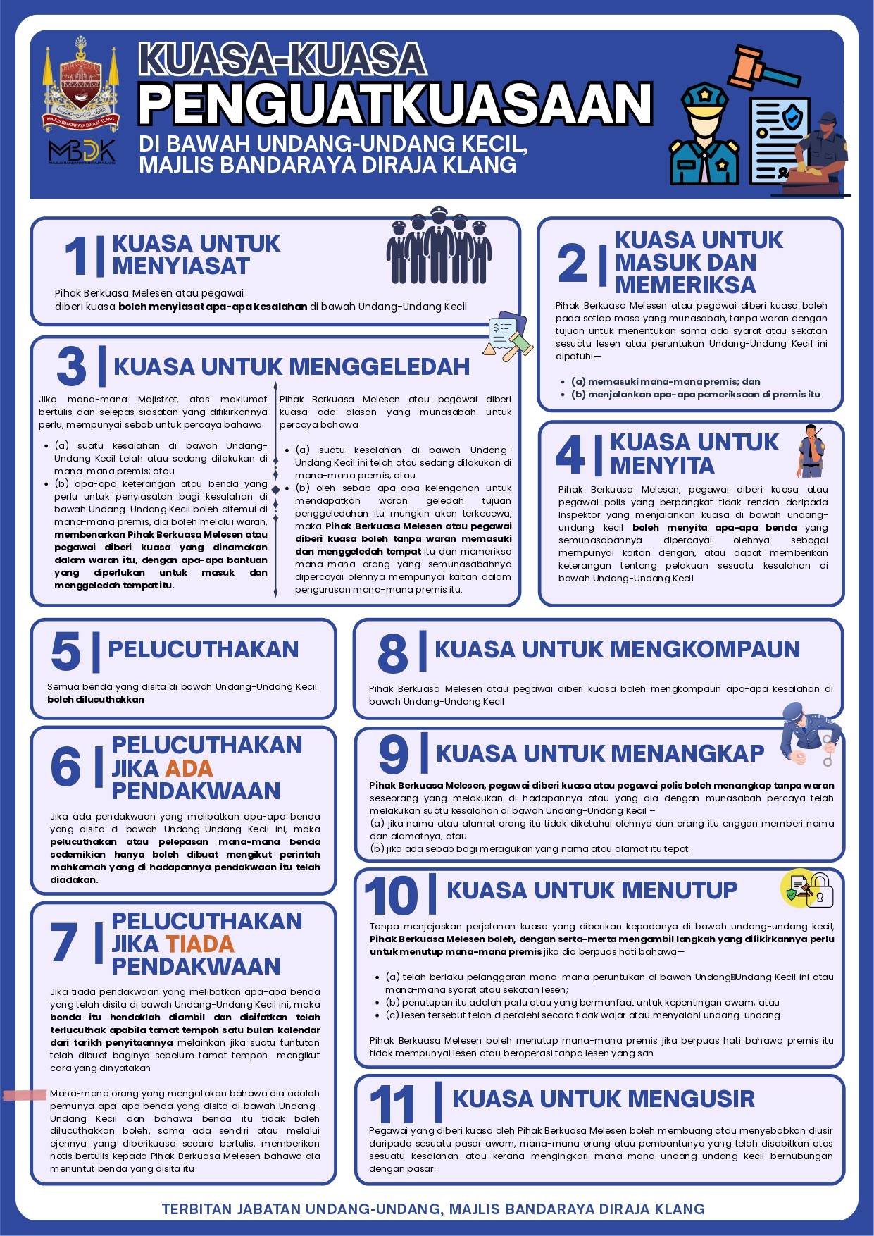 KUASA-KUASA PENGUATKUASAAN DI BAWAH UUK