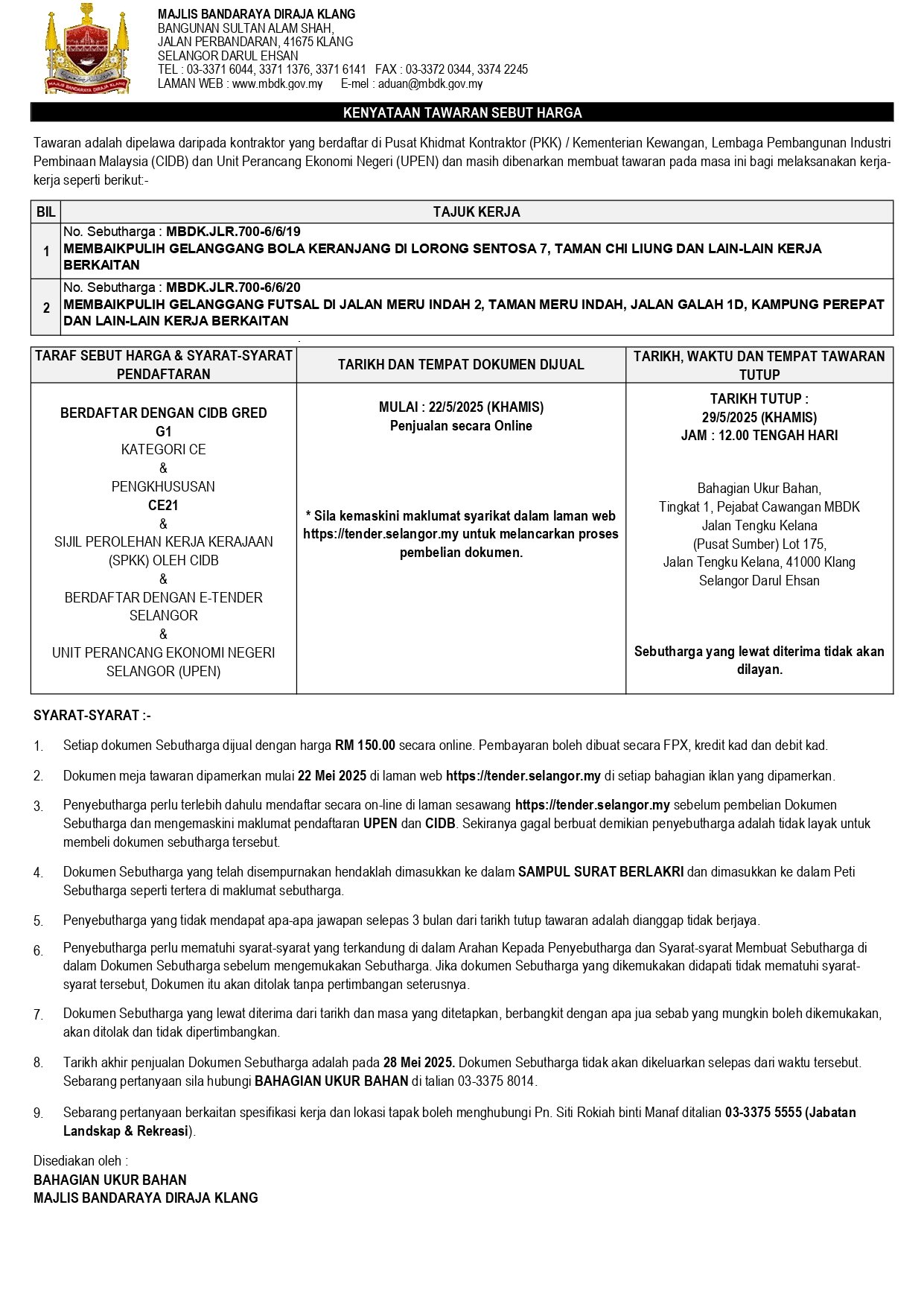 MEMBAIKPULIH GELANGGANG BOLA KERANJANG DAN GELANGGANG FUTSAL