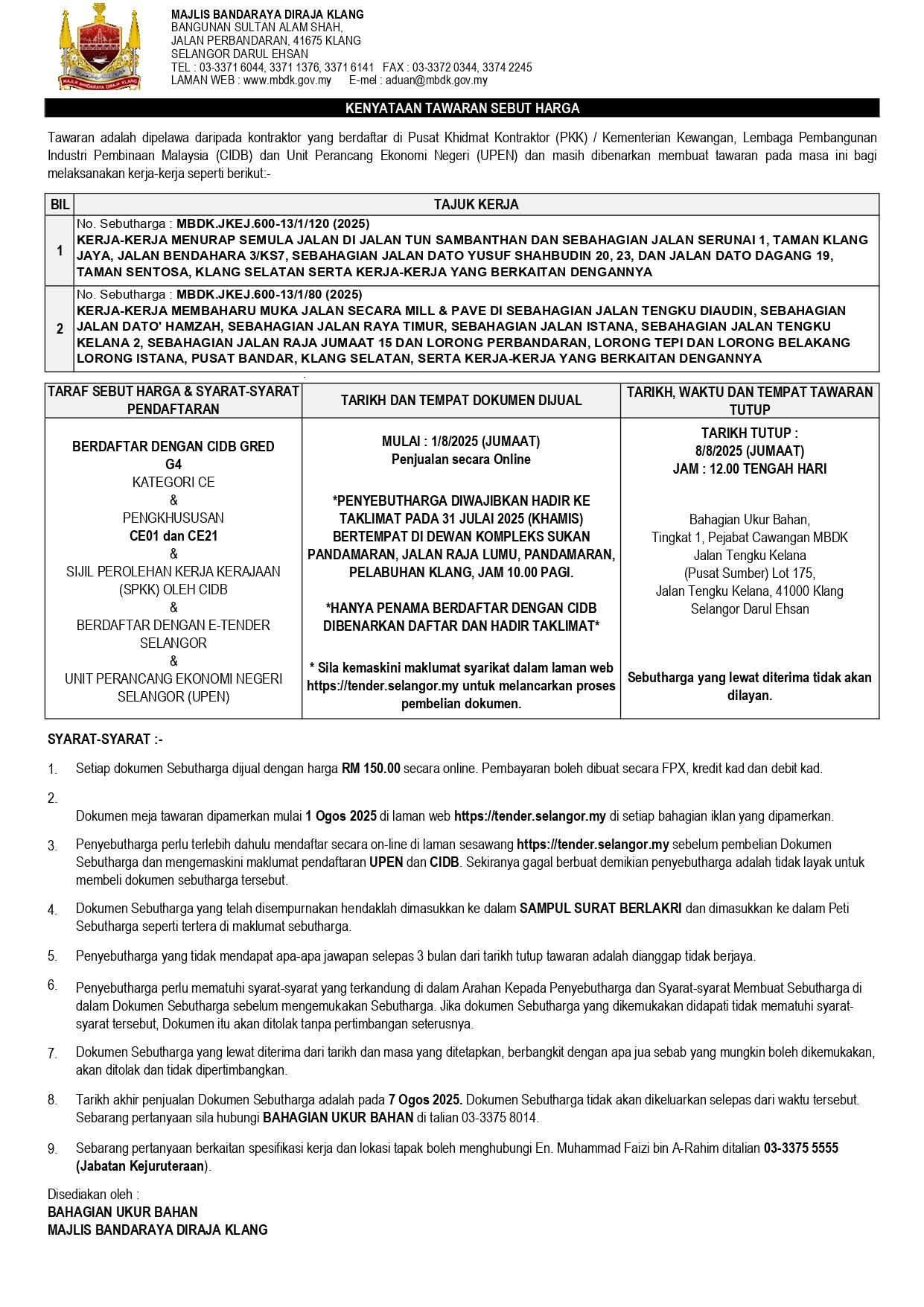 KERJA - KERJA MENURAP JALAN TAMAN SENTOSA & LORONG ISTANA G4