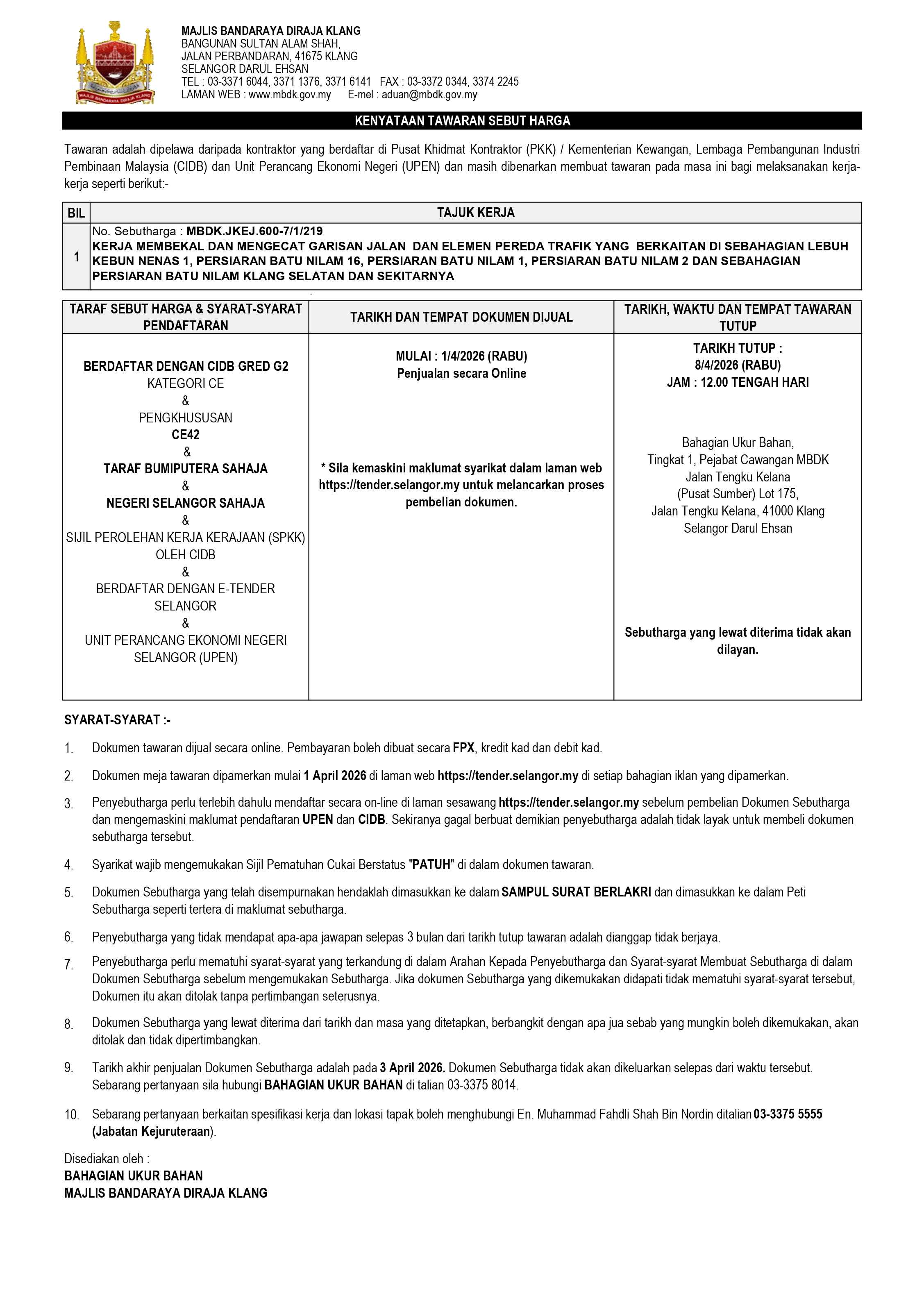 MEMBEKAL DAN MENGECAT GARISAN G2