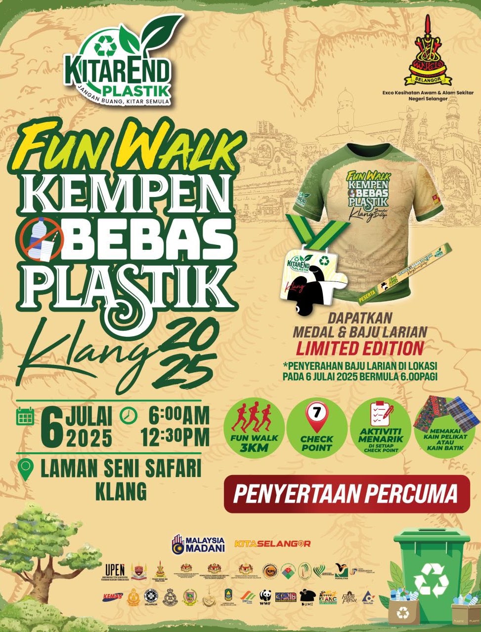FUN WALK KEMPEN BEBAS PLASTIK SIRI 2 DAERAH KLANG 2025