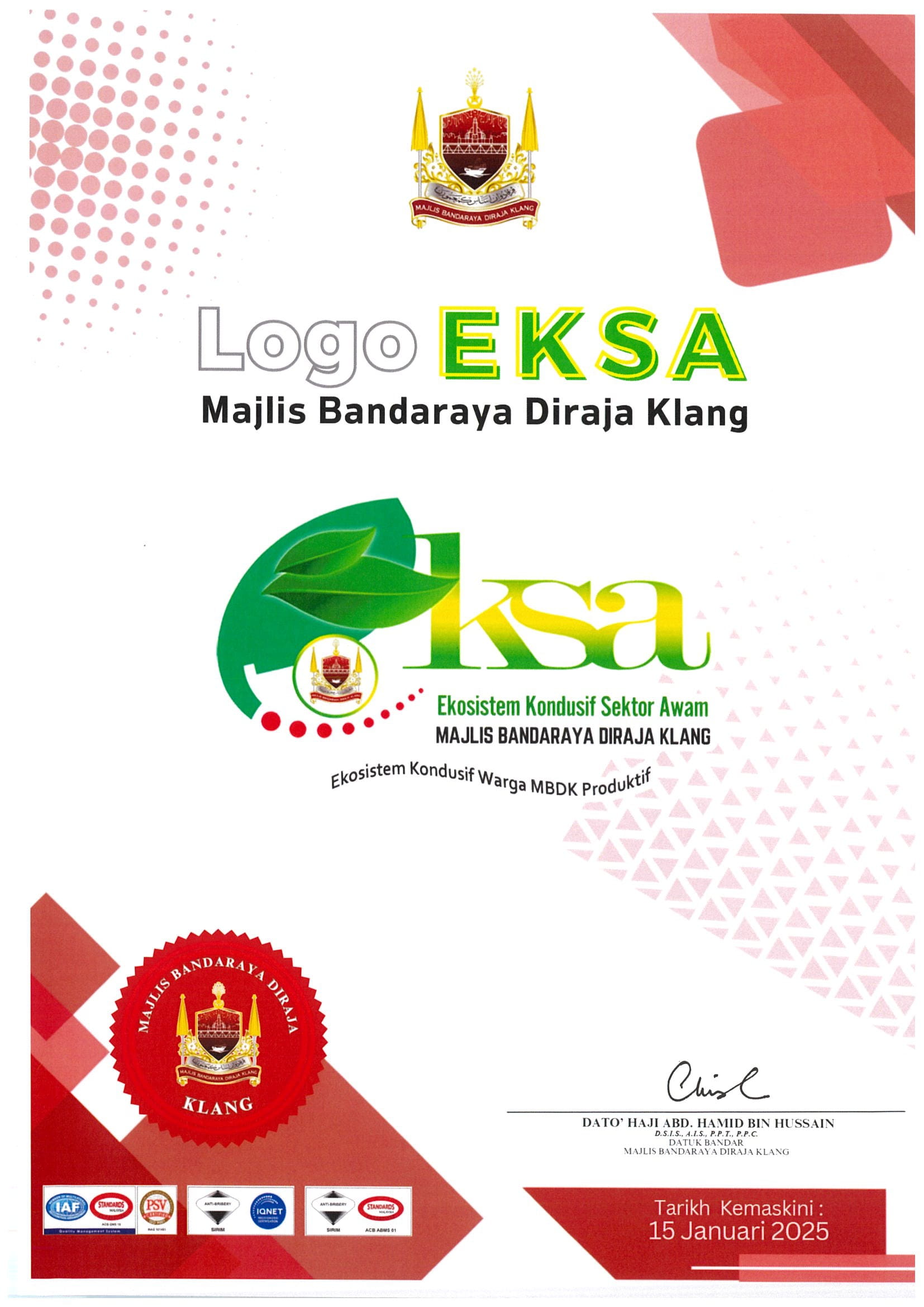 LOGO EKSA 2025