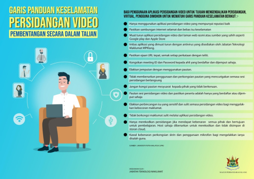 Garis Panduan Keselamatan Persidangan Video