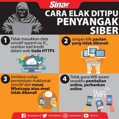 Cara Elak Ditipu Penyangak Siber