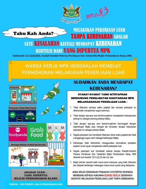 Permohonan Melakukan Pekerjaan Luar
