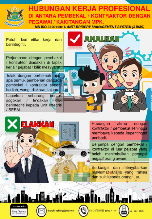 Poster Hubungan Kerja Profesional