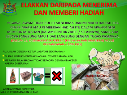 Elakkan Daripada Menerima Dan Memberi Hadiah