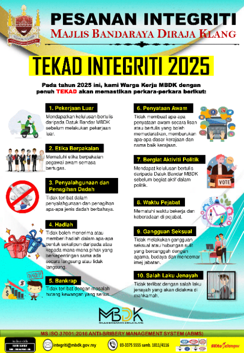 TEKAD INTEGRITI 2025