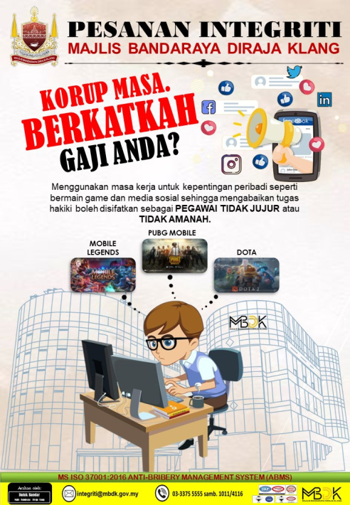 KORUP MASA. BERKATKAH GAJI ANDA? 