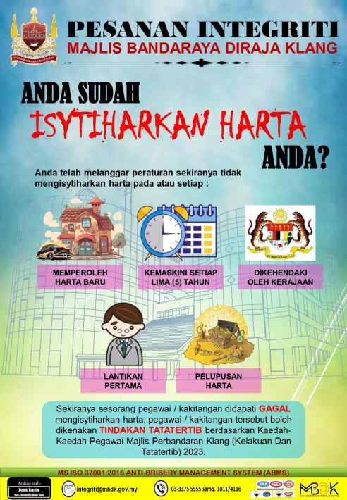 ANDA SUDAH ISYTIHARKAN HARTA ANDA?