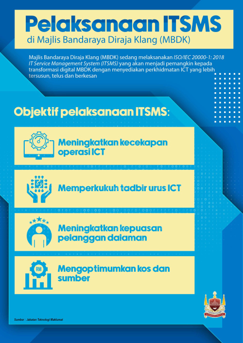 PELAKSANAAN ITSMS DI MAJLIS BANDARAYA DIRAJA KLANG (MBDK)