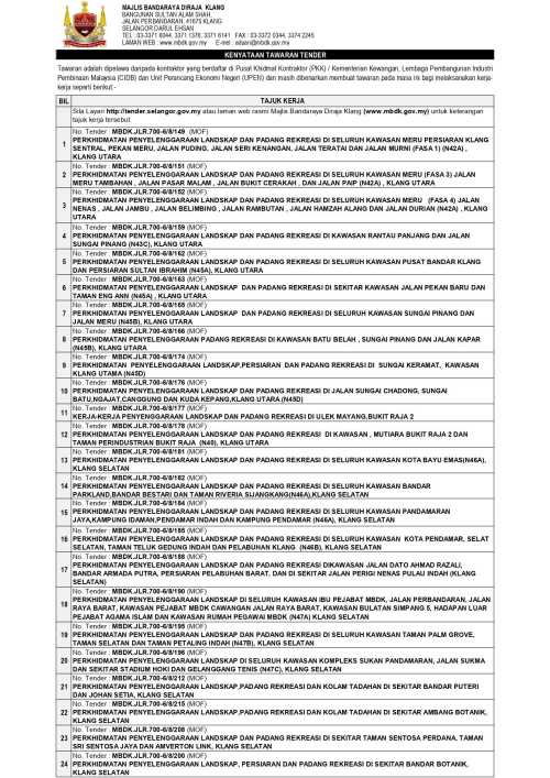 PERKHIDMATAN PENYELENGGARAAN LANDSKAP DAN PADANG REKREASI