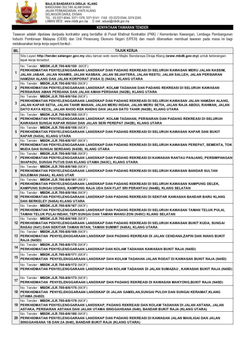 PERKHIDMATAN PENYELENGGARAAN LANDSKAP