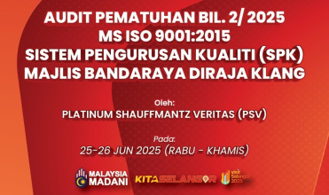 AUDIT PEMATUHAN BIL 2/2025 MS ISO 9001:2015 SISTEM PENGURUSAN KUALITI (SPK) MBDK