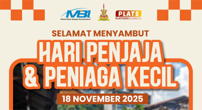 SELAMAT MENYAMBUT HARI PENJAJA DAN PENIAGA KECIL