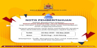 NOTIS PEMBERITAHUAN PENUTUPAN SEMENTARA JALAN PERBANDARAN